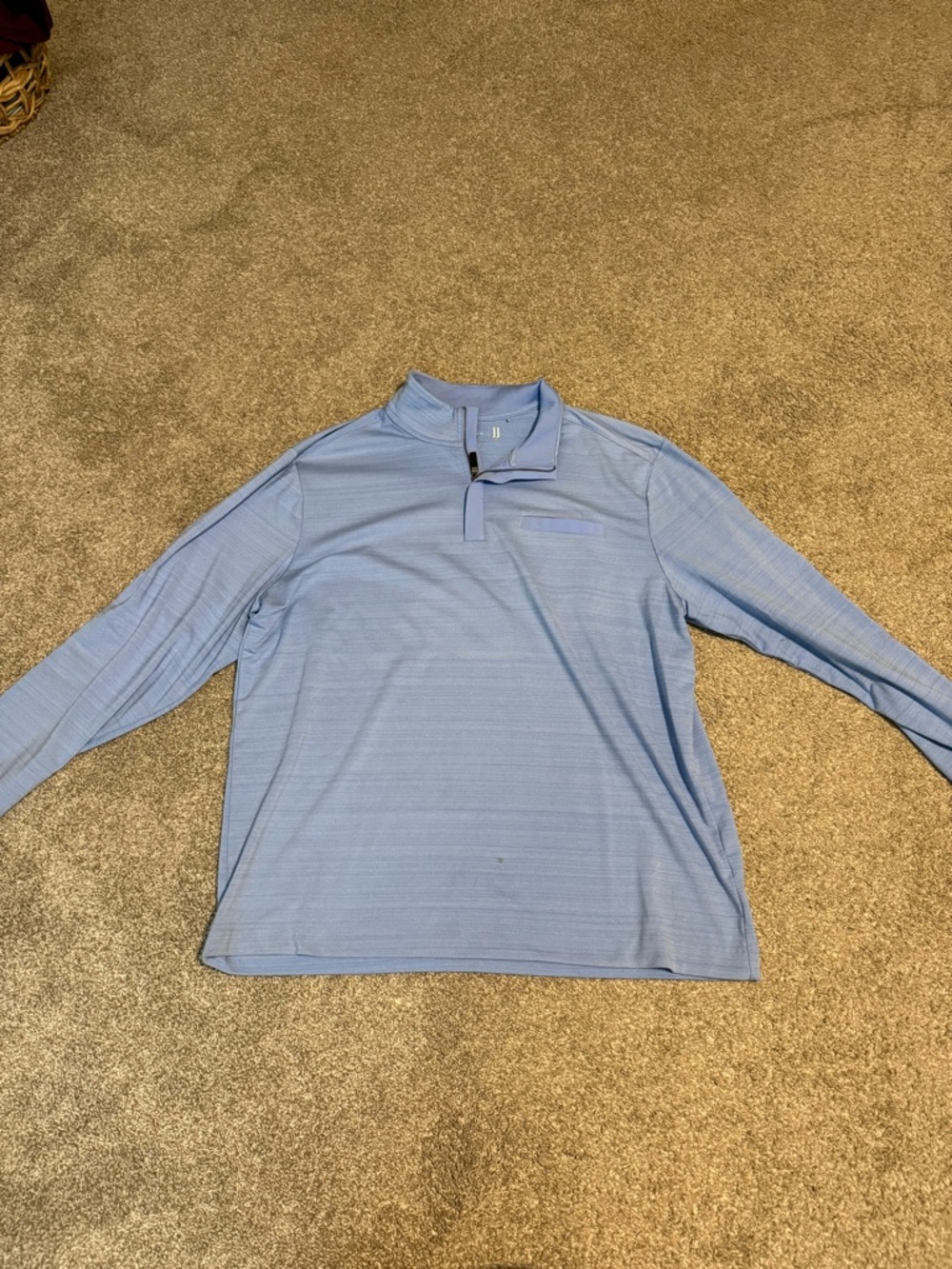 Walter Hagen Light Blue Quarter-Zip Pullover
